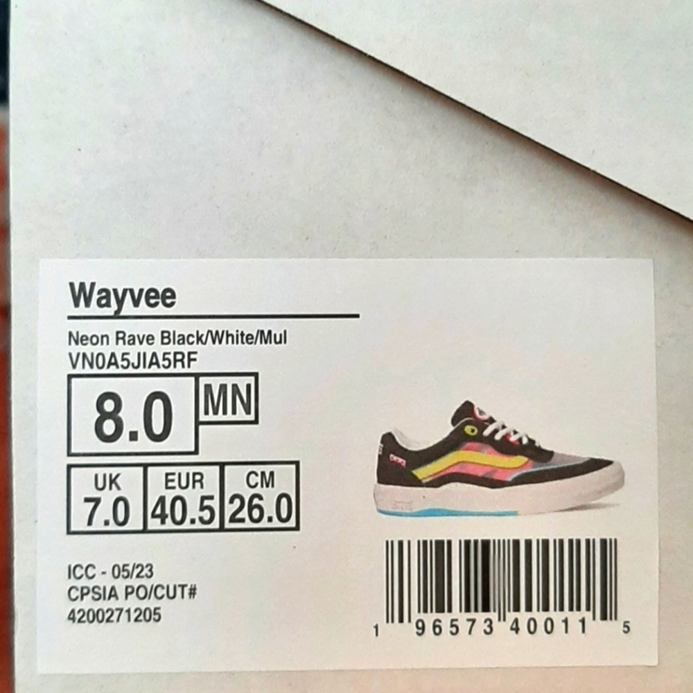 Vans Wayvee Neon Rave *NWT in Box* - Picture 9 of 10